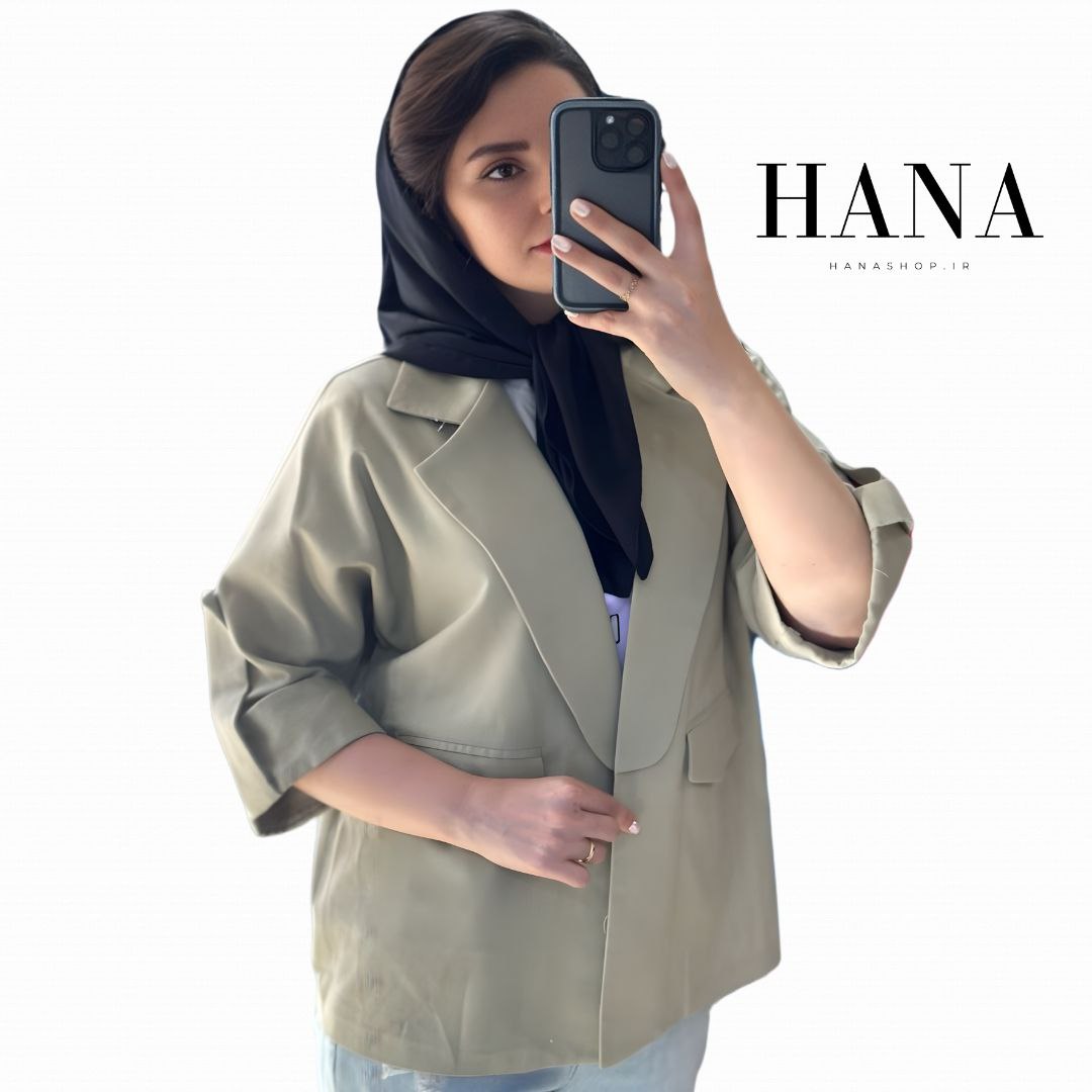 مانتو اسپرت نخی مدل آستین پاگن - فری‌سایز