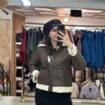 کاپشن بوفالو زنانه مدل آتریسا قهوه ای