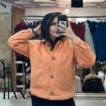 کت اسپرت فوتر ایتالیایی مدل وِستا آبی کرم نارنجی فری سایز 38-44 نارنجی