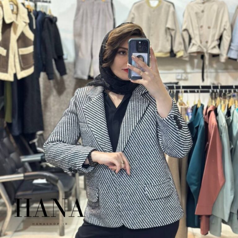 کت زنانه مدل آرتیما - کت فوتر پشمی مشکی