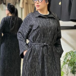 کفتان خنک تابستانی مدل آوینا مشکی